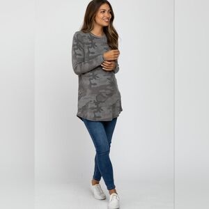 Camo pinkblush maternity shirt